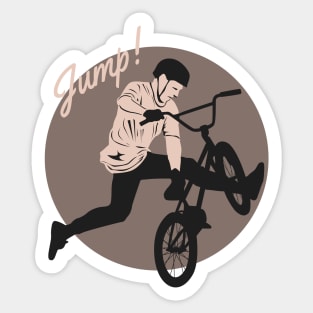 Bmx Bike Retro Sticker